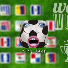 W杯開幕! Flag Face