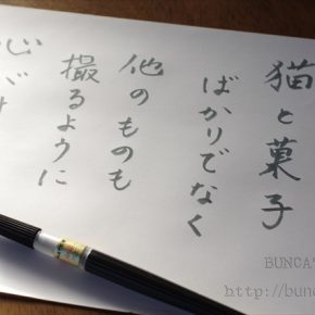 筆ペン書き初め 2017